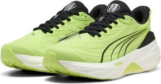 Puma ForeverRun NITRO 3 Running Shoe in Sunny Lime/puma Black at Nordstrom, Size 11.5