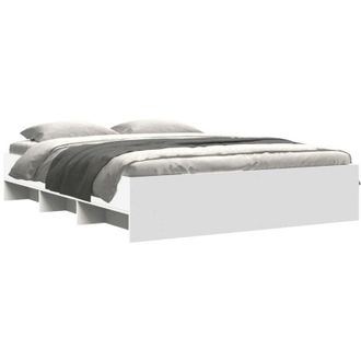 vidaXL Estructura De Cama Sin Colch&oacute;n Blanca 160x200 Cm Vidaxl