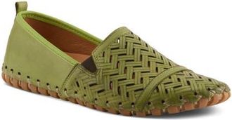 Spring Step Kapri Flat in Green at Nordstrom, Size 9.5-10Us