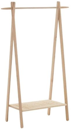 K Home Hochwertiger Design Garderoben- Kleiderst&auml;nder Natano aus Massivholz, 95 x 152 cm