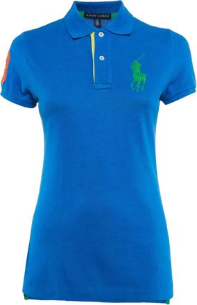 Ralph Lauren Polo con logo ricamato - Blu