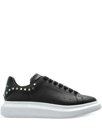 Alexander McQueen Oversized leather sneakers - Black