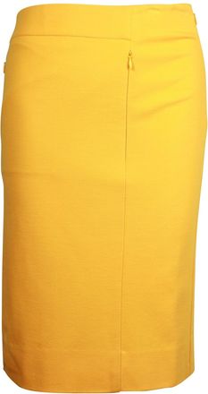 Diane Von Fürstenberg Diane Von Furstenberg Pencil Skirt in Yellow Viscose