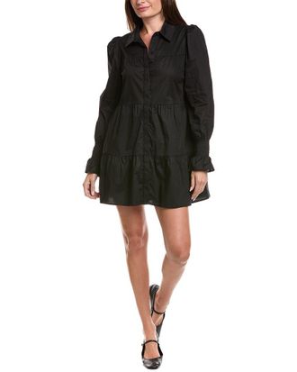 Wayf Tiered Shirtdress