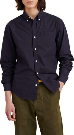 Alex Mill Standard Button-Down Shirt in Dark Navy at Nordstrom, Size Xx-Large