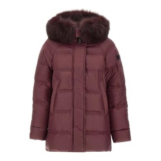 Peuterey Takan MQN 04 Fur Jacket - female - Peuterey - Down Coats - Red - XS - Coats