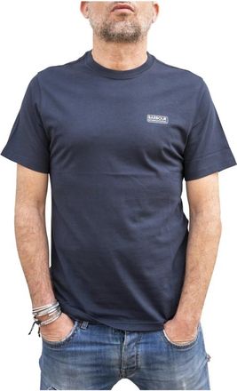 Barbour Small Logo T-Shirt - Heren - T-shirts - Blauw - S - Katoen - Tops