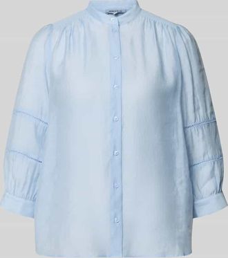 More & More More & More Regular Fit Bluse mit 3/4-Arm in Hellblau, Gr&ouml;&szlig;e 34