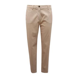Mason's Chinos, female, Beige, Size: XS New York Regular Fit Trousers