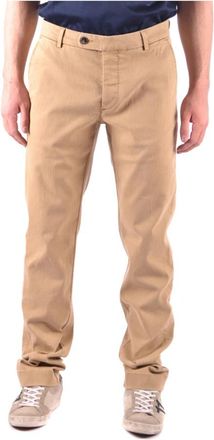 Jacob Cohen Rechte Broek - Heren - Straight fit broeken - Beige - W32 - Katoen - Broeken