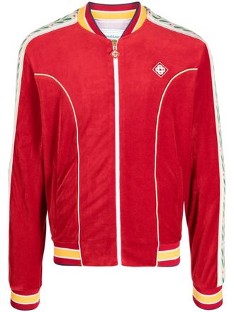 Casablanca Fluwelen trainingsjack - Rood