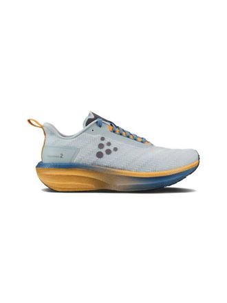 Craft Mens Endurance 2 Running Shoes In Platnum/sour