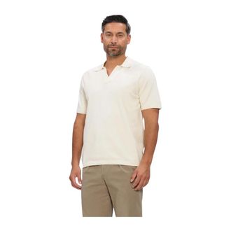 Profuomo Heren, Tops, Beige, Maat: M Katoen