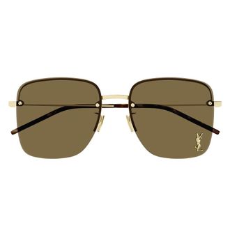 Saint Laurent SL 312 M Zonnebril - Dames - Accessoires - Geel - Maat: 58 MM