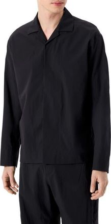 Veilance Cusec Long Sleeve Shirt in Black at Nordstrom, Size X-Large