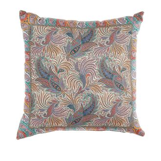 Etro Paisley print satin cushion Woman One Size