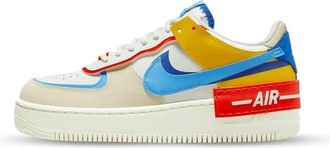 Nike Fitness, Dames, Veelkleurig, 36 1/2 EU, Leer, Air Force 1 Low Shadow