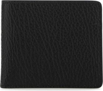 Maison Margiela Wallets & Cardholders, male, Black, Size: ONE SIZE Black Leather Wallet