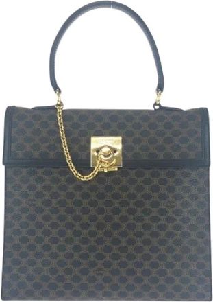 Celine Pre-owned Vintage Plastic Handtas - Dames - Vintage Handtas - Bruin - ONE Size - Vintage