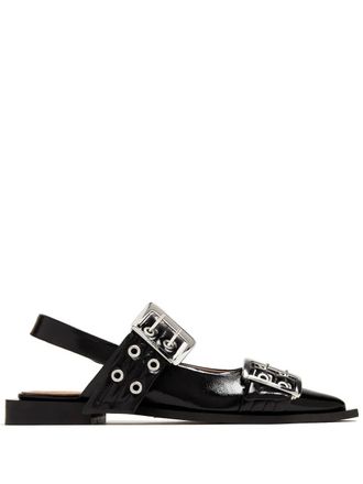 Ganni Ballerinas Buckle Feminine