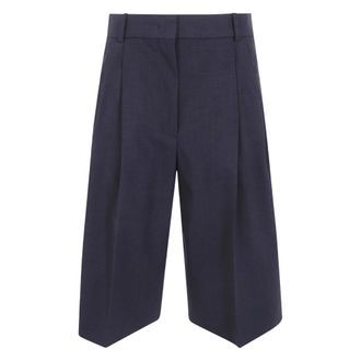 Joseph Gabbie Wool Tailoring Long Shorts - Dames - Broeken - Grijs - Maat: 2XS Wol