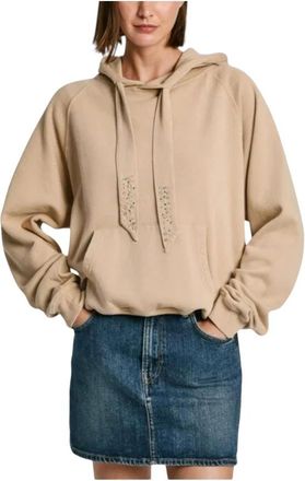 Pepe Jeans London Sudadera Falista - Sweatshirts & Hoodies - Mujer - Beige - M