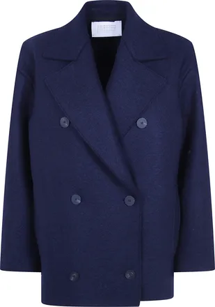 Harris Wharf London Coat Oversized Peacoat