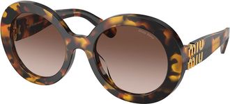 Miu Miu MU11YS VAU6S1 Womens Sunglasses Tortoiseshell Size 55