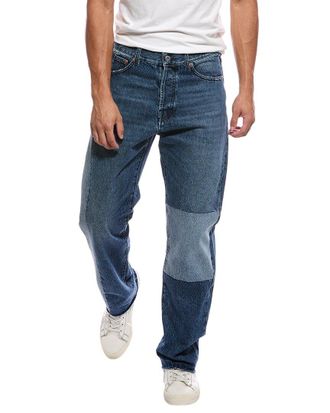 Valentino Patchwork Straight Jean