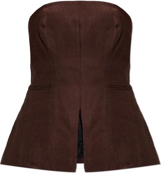 AllSaints Donna, Top, Marrone, XS, new