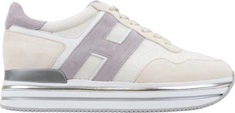 Hogan Suede Sneakers met Veters - Dames - Sneakers - Beige - 35 1/2 EU - Leer - Schoenen