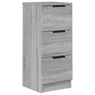 vidaXL Aparador De Madera Contrachapada Gris Sonoma 30x30x70 Cm Vidaxl