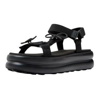 Camper Platte Sandaal - Dames - Schoenen - Zwart - Maat: 39 EU