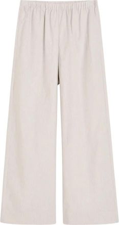 By Malene Birger Cabello Wide Broeken - Dames - Wijde Broeken - Beige - XL - Polyester - Broeken