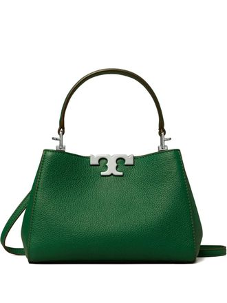 Tory Burch mini Eleanor cross body bag - women - Leather/Suede - OS - Green