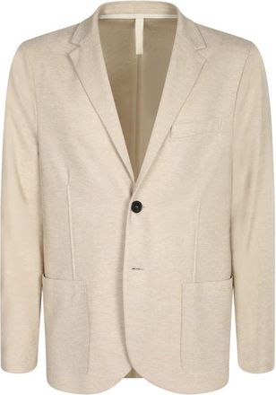 Harris Wharf London Honeycomb Blazer - Heren - Blazers - Beige - M - Jassen