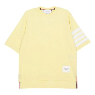 Thom Browne (WMNS) THOM BROWNE Short Sleeve T-Shirt Yellow FJS102G-07862-740