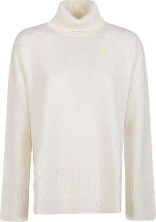 P.A.R.O.S.H. Loira Relaxed Wool-Cashmere Turtleneck Sweater