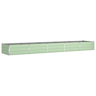 vidaXL Jardinera Verde Pastel 480 X 100 X 45 Cm Acero Galvanizado Vidaxl