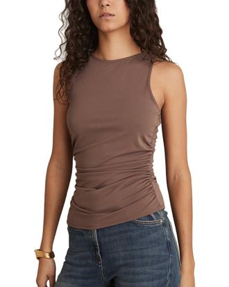 Reiss Madelynne Ruched Side Jersey Top