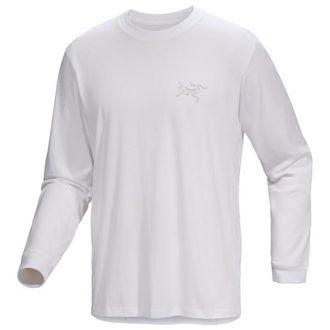 Arc'teryx Kragg SL Cotton L/S Longsleeve f&uuml;r Herren | grau/wei&szlig;