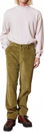 Homecore Lynch Cord Trousers In Lizard Green