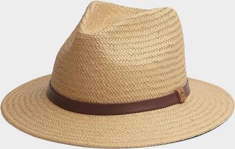 Rag & Bone Packable Straw Fedora Hat