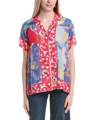 Johnny Was Liberty Silk Shirt