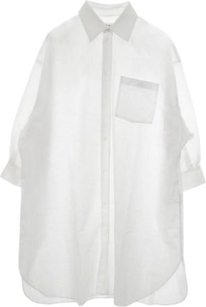 Celine 2010s Triomphe long-sleeve shirt - White