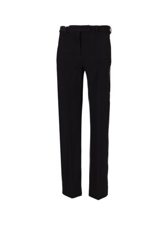 Max Mara Black Slim Flat Front Pants