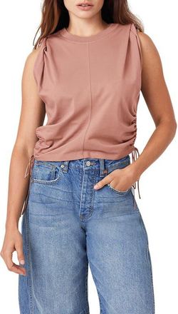 Habitual The Luna Cinched Cotton Top in Canyon Rose at Nordstrom, Size X-Large