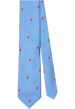 Robert Talbott Robert Devil And Pitchforks Best of Class Necktie in Light Blue at Nordstrom