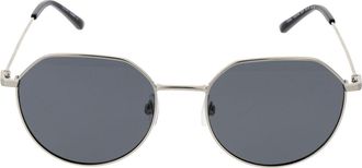 Bulget BG3319M Polarized 03AP Mens Sunglasses Silver Size 53
