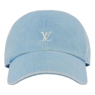 Louis Vuitton (WMNS) LOUIS VUITTON League Washed Cap Blue M5547M